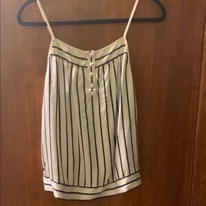 Haven Cream and Black Sleeveless Camisole